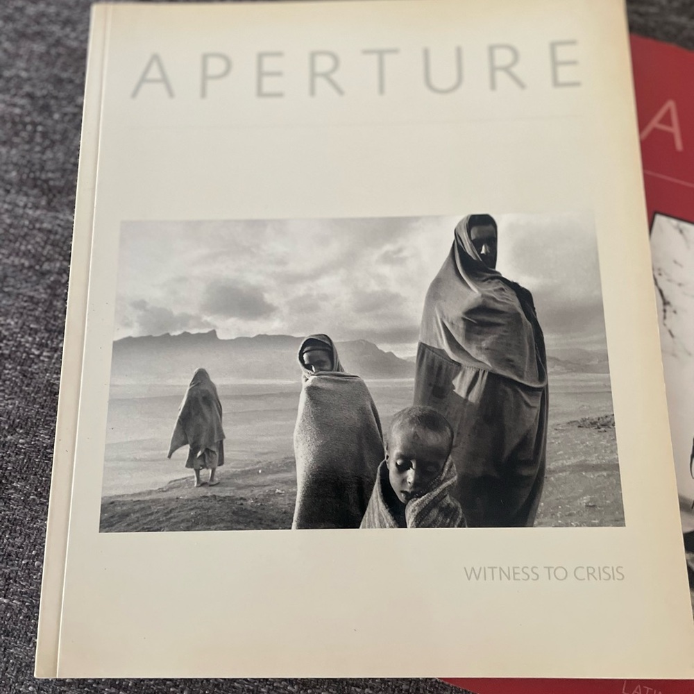 APERTURE #108 FALL 1987 Witness To Crisis. Slight discolor on front/back cover
